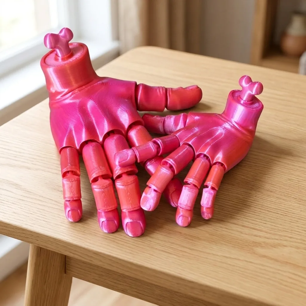 Fleksi maca, roze svila
